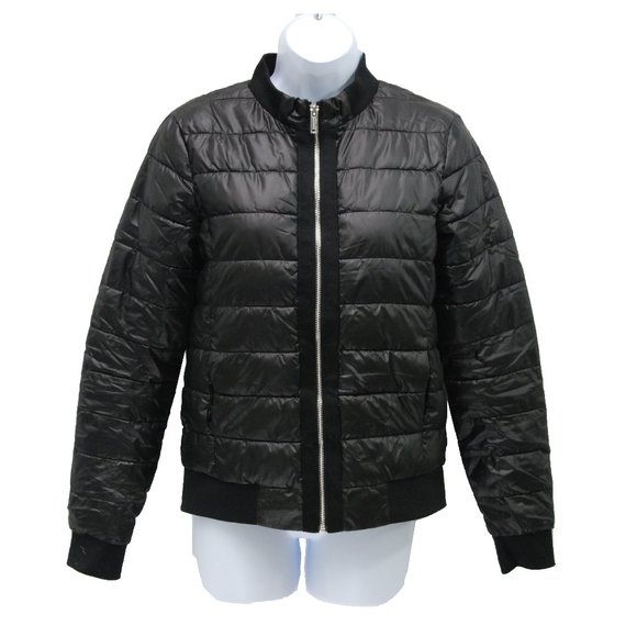 IKKS Women's Puffer Bomber Jacket - Picture 1 of 10